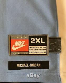 Rare Vintage Nike Legacy UNC North Carolina Tar Heels Michael Jordan Jersey