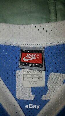 Rare Vintage Nike UNC Carolina Tar Heels 90s sewn Jordan Bball Jersey mens xl 48