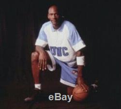 Rare Vintage Nike UNC North Carolina Tar Heels Michael Jordan Warm Up Jersey