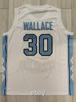 Rasheed Wallace Signed Jersey North Carolina Tar Heels UNC Autographed BAS COA