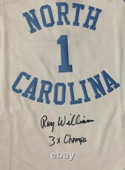 Roy Williams Autographed North Carolina Tar Heels UNC Signed Jordan Jersey JSA