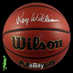 Roy Williams Autographed Signed Ncaa Basketball Ball Unc Tar Heels Jsa Coa