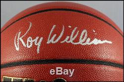 Roy Williams Autographed Signed Ncaa Basketball Ball Unc Tar Heels Jsa Coa