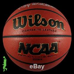 Roy Williams Autographed Signed Ncaa Basketball Ball Unc Tar Heels Jsa Coa