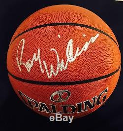 Roy Williams Autographed Spalding NBA Basketball Hall Of Fame UNC Tarheels/ JSA