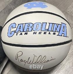 Roy Williams Hand-Signed Autographed UNC Tar Heels Basketball with JSA COA RARE