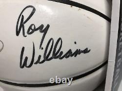 Roy Williams Hubert Davis Steve Robinson Tyler H Signed UNC Tar Heels Basketball