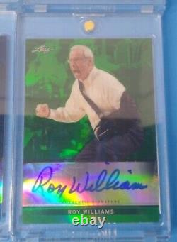 Roy Williams Leaf Metal Autograph LOT X4 UNC Tar Heels Rare