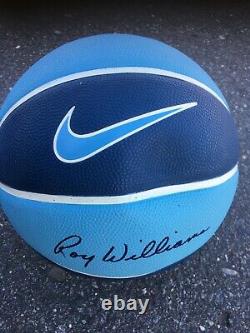 Roy Williams North Carolina UNC Tar Heels Signed Basketball Camp Size 7