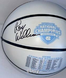 Roy Williams Signed Autographed UNC Tar Heels 2017 Champs Basketball PSA/DNA