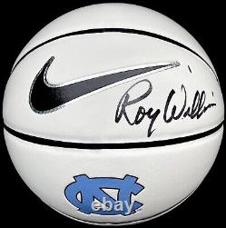 Roy Williams Signed Nike North Carolina Tar Heels Logo Basketball Psa/dna Unc