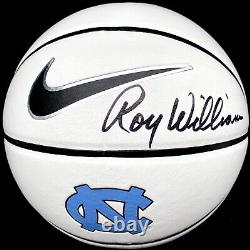 Roy Williams Signed Nike North Carolina Tar Heels Logo Basketball Psa/dna Unc