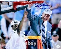 Roy Williams Signed North Carolina Tar Heels 11x14 Photo Basketball Unc Jsa