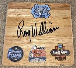 Roy Williams Signed North Carolina Tar Heels Floorboard Ncaa Basketball Unc