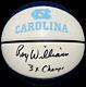 Roy Williams Signed North Carolina Tar Heels Logo Basketball Unc 3x Champs Jsa