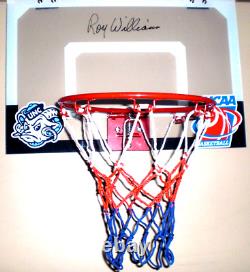 Roy Williams Signed Unc North Carolina Tar Heels Logo Mini Backboard H. O. F