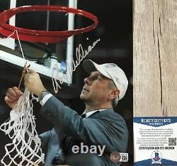 Roy Williams UNC Autographed Signed NORTH CAROLINA TAR HEELS 8x10 Photo Beckett