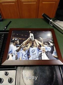 Roy Williams UNC North Carolina Tarheels Signed Trophy 11x14 Framed Photo