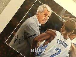 Roy Williams signed UNC North Carolina Tar Heels 2005 NCAA Champs Lithograph