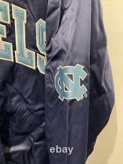 STARTER North Carolina Tar Heels Satin Varsity Jacket New With Tag