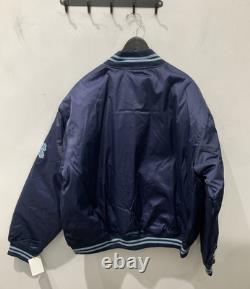 STARTER North Carolina Tar Heels Satin Varsity Jacket Size XL New With Tag