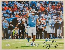 Sam Howell Signed Auto 11x14 Photo JSA SIGNATURE DEBUT COA UNC Tar Heels