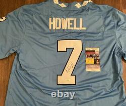 Sam Howell Signed/Autographed UNC Tar Heels Custom Football Jersey (JSA COA)