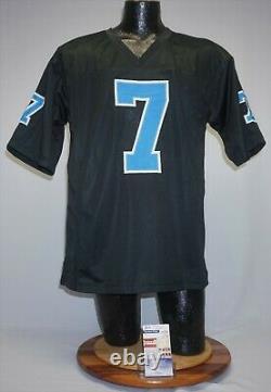 Sam Howell Signed UNC Tar heels Black Football Jersey XL JSA SD94821