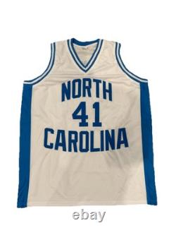 Sam Perkins Signed North Carolina Tar Heels UNC (82 NCAA Champs) Jersey JSA