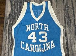 Sand Knit Curtis Hunter North Carolina UNC Tar Heels Game Used Jersey sz. 40 vtg