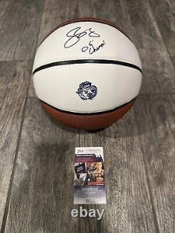 Sean May Signed Basketball North Carolina Tar Heels Jsa Coa Autographed Unc