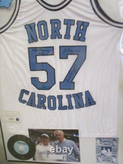 Signed 57 UNC Tar Heels Jersey Lenny Rosenbluth, Pete Brennan, Joe Quigg -COA