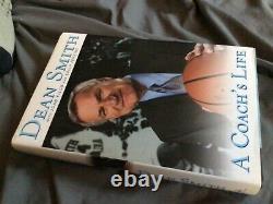Signed Copy A Coach's Life by Dean Smith (1999, Hardcover) UNC Tar Heels