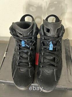 Size 10.5 Jordan 6 Retro Tar Heels, UNC 2017 384664 006