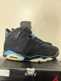 Size 10.5 Jordan 6 Retro Tar Heels, UNC 2017 384664 006