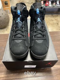 Size 11.5 Brand New Jordan 6 Retro Tar Heels UNC Black 2017 384664 006