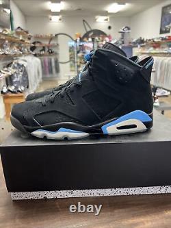 Size 11.5 Brand New Jordan 6 Retro Tar Heels UNC Black 2017 384664 006