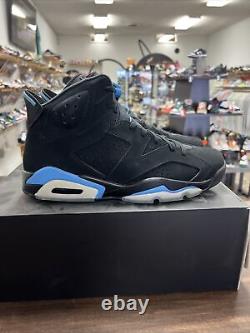 Size 11.5 Brand New Jordan 6 Retro Tar Heels UNC Black 2017 384664 006