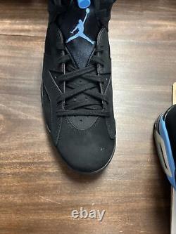 Size 11.5 Brand New Jordan 6 Retro Tar Heels UNC Black 2017 384664 006