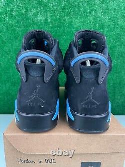 Size 11 Jordan 6 Retro Tar Heels, UNC 2017 384664 006
