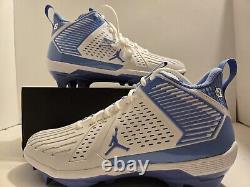 Size 12 Nike Force Savage Pro 3 Football Cleats UNC Tar Heels PE Fj4969 144