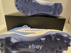 Size 12 Nike Force Savage Pro 3 Football Cleats UNC Tar Heels PE Fj4969 144