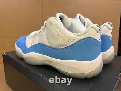 Size 13 Nike Air Jordan 11 XI Retro Low UNC 2017 Tar Heels Carolina Blue