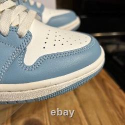 Size 7 Jordan 1 Mid University Blue UNC Tar Heels Women Size