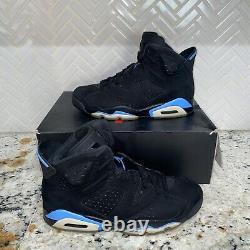 Size 8.5 Jordan 6 Retro Tar Heels, UNC 2017