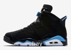 Size 9.5 Jordan 6 Retro Tar Heels, UNC 2017 384664 006