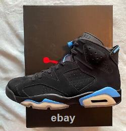 Size 9.5 Jordan 6 Retro Tar Heels, UNC 2017 384664 006