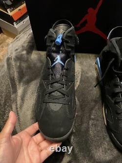 Size 9.5 Jordan 6 Retro Tar Heels, UNC 2017 384664-006