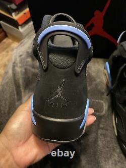 Size 9.5 Jordan 6 Retro Tar Heels, UNC 2017 384664-006