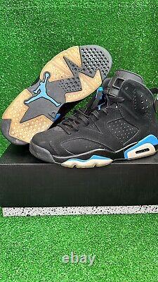 Size 9 Jordan 6 Retro Tar Heels, UNC 2017 384664 006